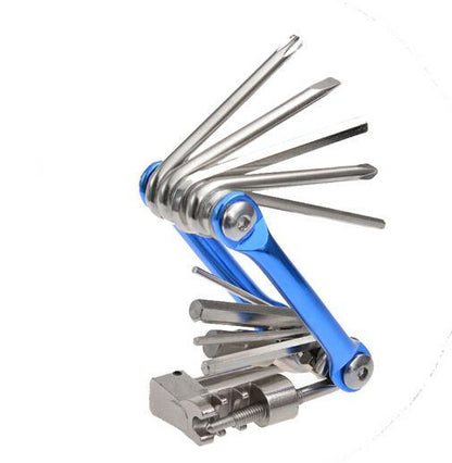 11 In 1 MTB Road Bike Bicycle multifunctional Mini Repair Folding Tools